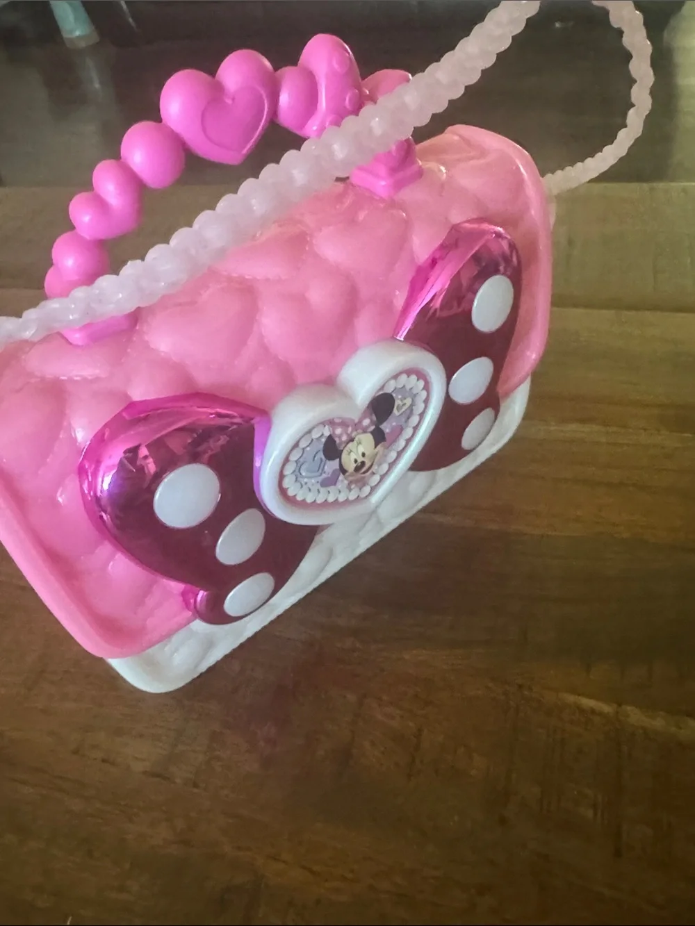 Disney Pink Minnie Bow Crossbody Purse for Kids